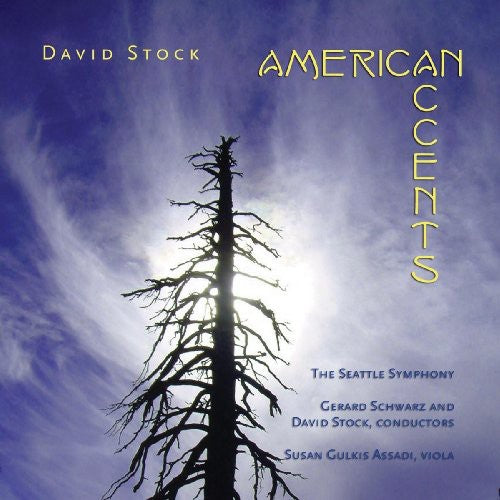 the album cover for Gerard Schwarz - American Accents