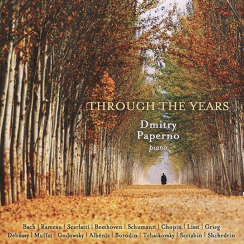 the album cover for DMITRY PAPERNO - Through the Years with Dmitry Paperno