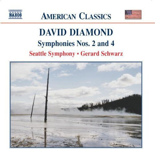 the album cover for Gerard Schwarz - Symphonies 2 & 4