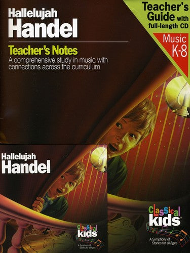 the album cover for Classical Kids - Hallelujah Handel