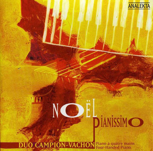 the album cover for Campion/Vachon - Noel Pianissimo