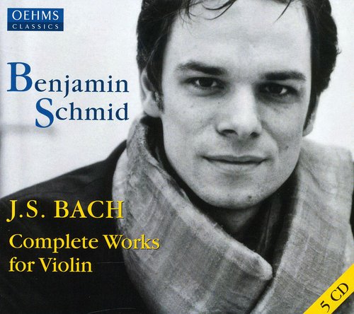 the album cover for J.S. Bach - Domplete Violin Works
