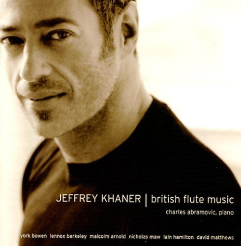 the album cover for Jeffrey Khaner - British Flute Music