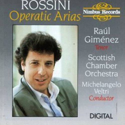 the album cover for Raùl Giminéz - Operatic Arias