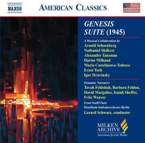 the album cover for Gerard Schwarz - Milken Arch Amer Jewish Music: Genesis Suite / Various