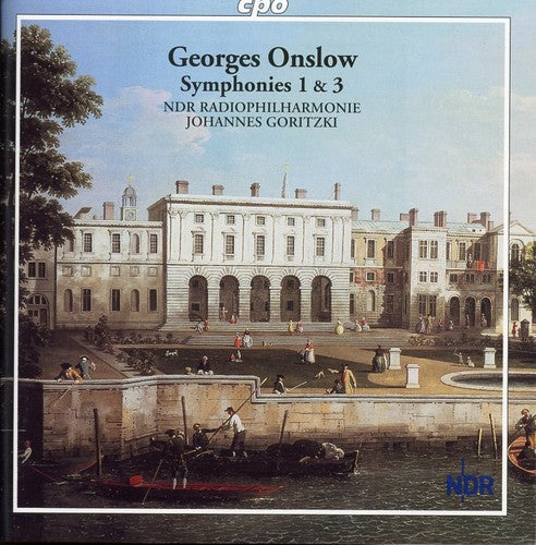 the album cover for North German Radio Philharmonic Orchestra - Symphonies 1 & 3