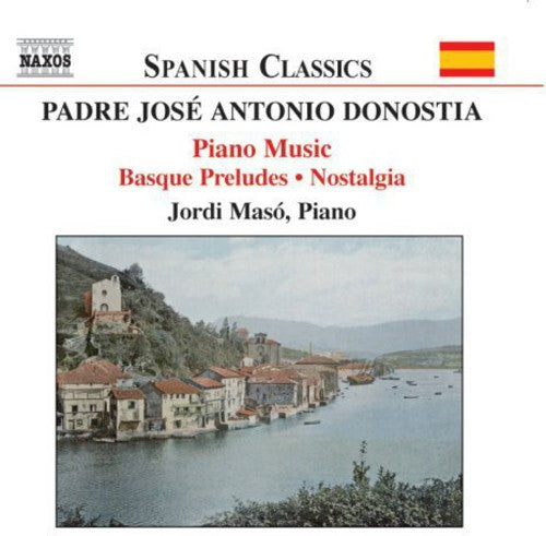 the album cover for P. Donostia - Piano Music