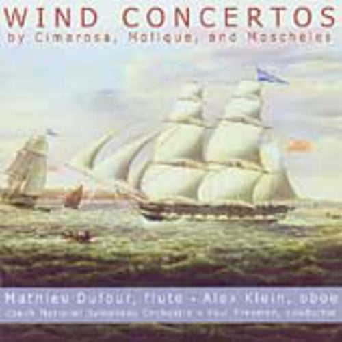 the album cover for Cimarosa/Molique - Wind Concertos / Various