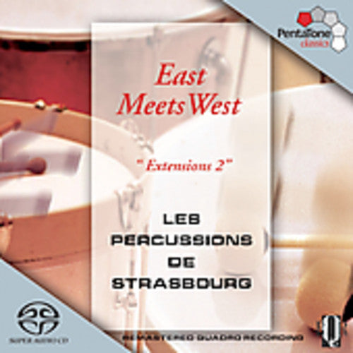 the album cover for Percussions De Strasbourg - East Meats West