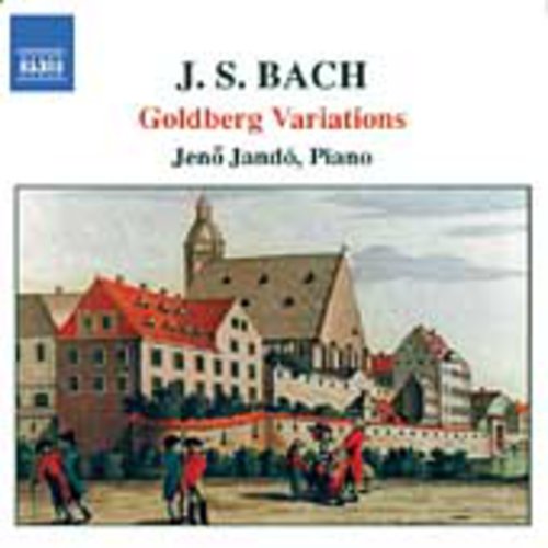 the album cover for Jenő Jandó - Goldberg Variations