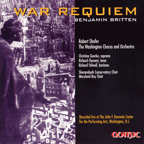 the album cover for Washington Chorus - War Requiem