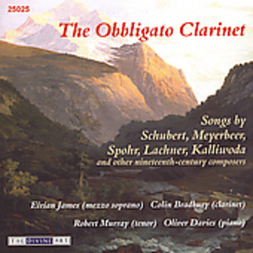 the album cover for Eirian James - Obbligato Clarinet / Various