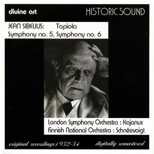 the album cover for Robert Kajanus - Historic Sibelius Recordings