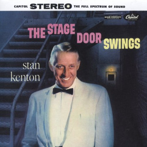 the album cover for Stan Kenton - The Stage Door Swings