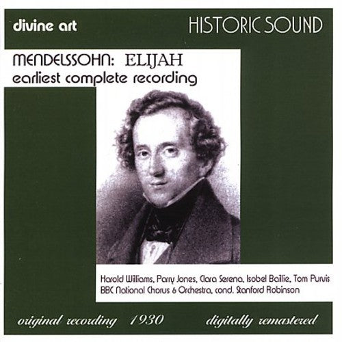 the album cover for Stanford Robinson - Elijah