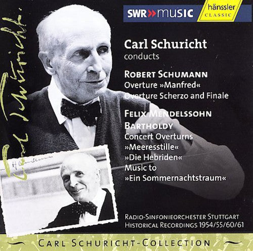 the album cover for C. SCHUMANN - Overtures