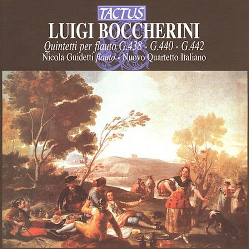 the album cover for Boccherini / Guidetti / Nuovo Quartetto Italiano - Flute Quintets