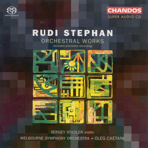the album cover for Oleg Caetani - Orchestral Works