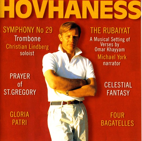 the album cover for Michael York - Symphony 29 / Rubaiyat / Prayer of St Gregory