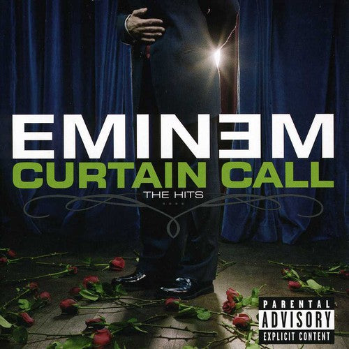 the album cover for Eminem - Curtain Call: The Hits