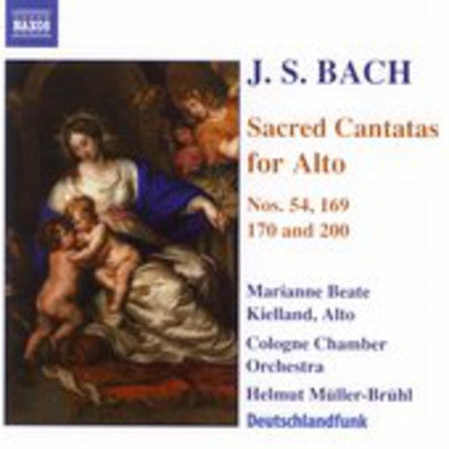 the album cover for Bach/Telemann/Hoffmann - Sacred Cantanas for Alto