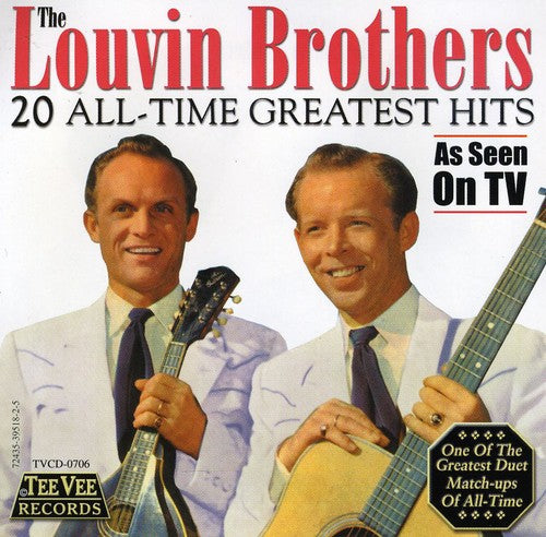 the album cover for Louvin Brothers - 20 All-Time Greatest Hits