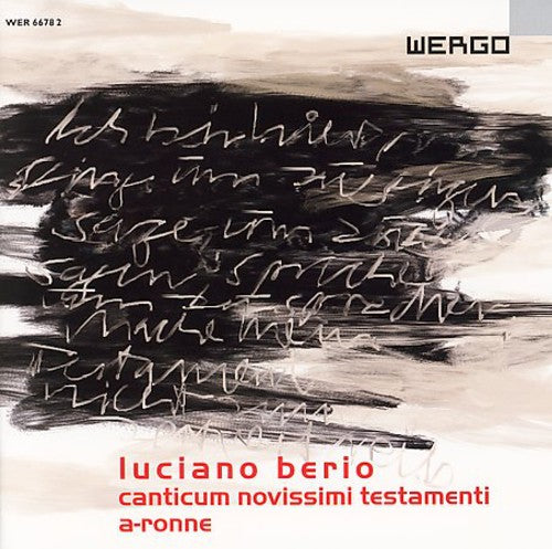 the album cover for L. BERIO - Canticum Novissimi Testamenti