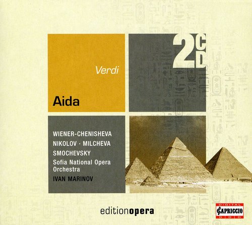 the album cover for Yulia Wiener-Chinesheva - Aida