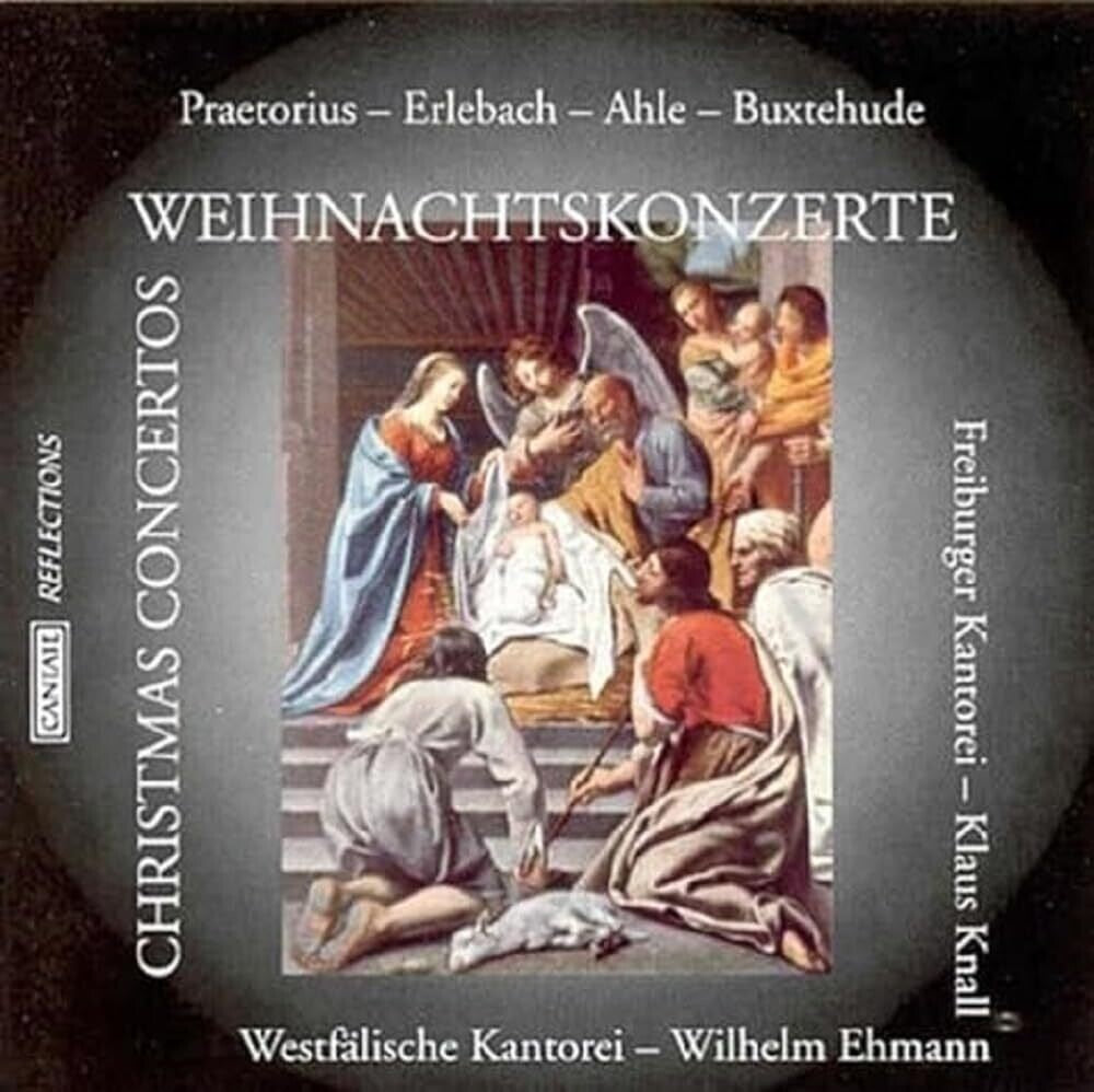the album cover for Buxtehude / Praetorius - Christmas Concertos & Cantatas