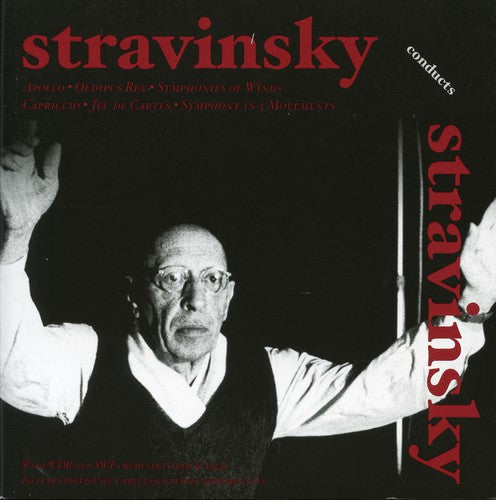 the album cover for Igor Stravinsky - Stravinsky Conduts His Own Works