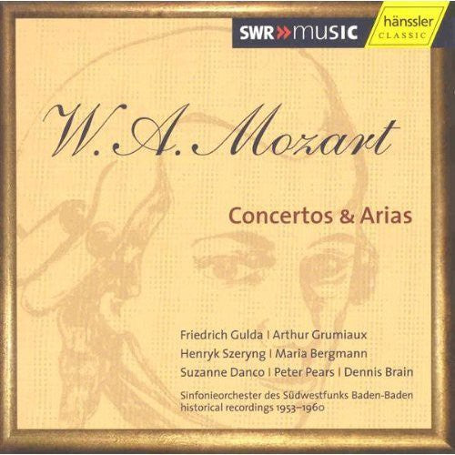 the album cover for Dennis Brain - Concertos & Arias