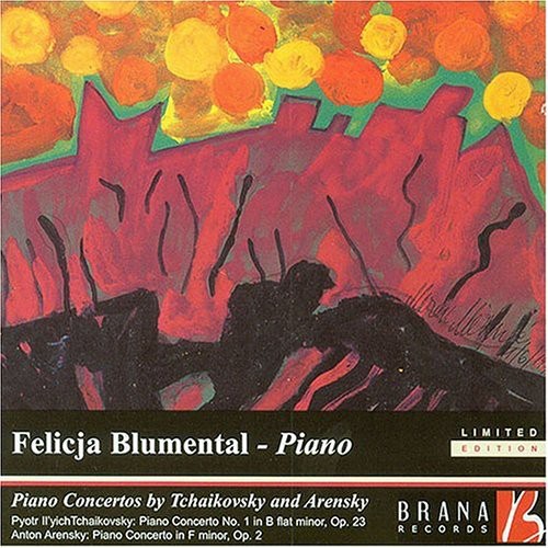the album cover for P.I. Tchaikovsky - Piano Concerto No 1