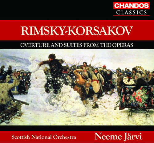 the album cover for Neeme Järvi - Overture & Suites from the Operas