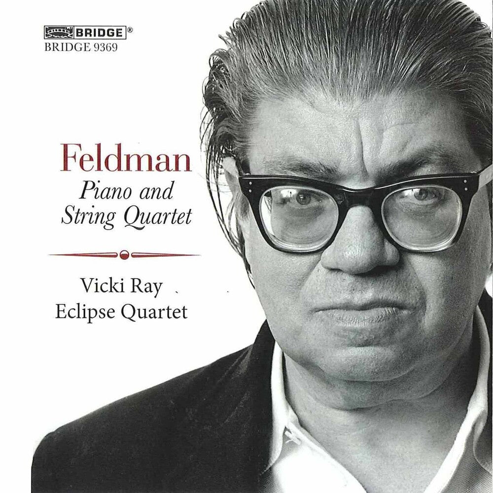 the album cover for Vicki Ray - Morton Feldman: Piano & String Quartet