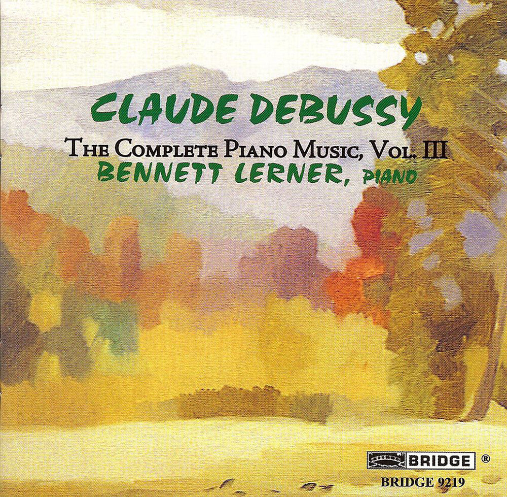 the album cover for Bennett Lerner - Complete Piano Music 3