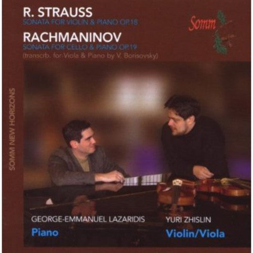 the album cover for Yuri Zhislin - Music of Strauss & Rachmaninoff