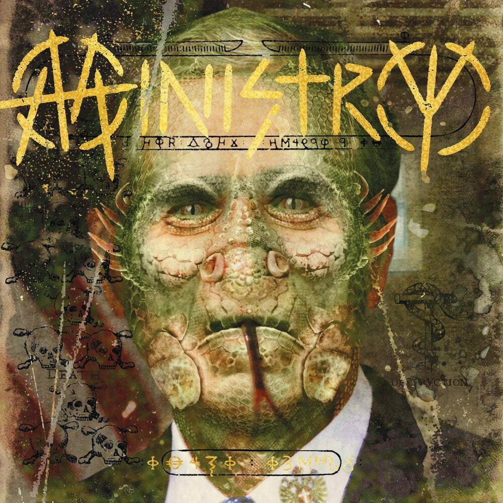 the album cover for Ministry - Last Sucker