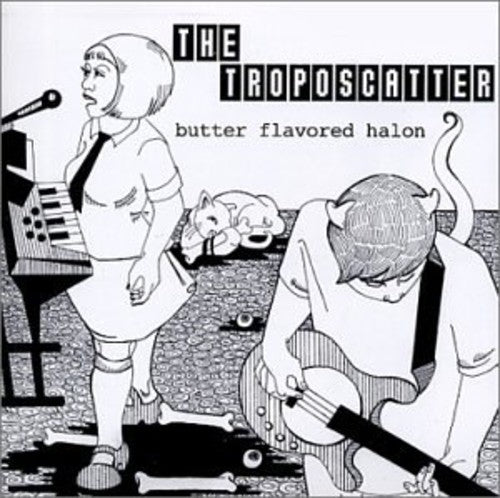 the album cover for Troposcatter - Butter Flavored Halon