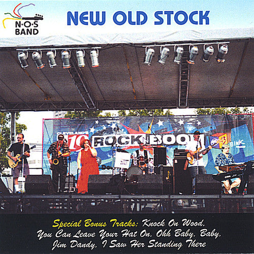 the album cover for NOS Band - New Old Stock