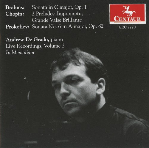 the album cover for Prokofiev/Brahms/Chopin - In Memorian 2