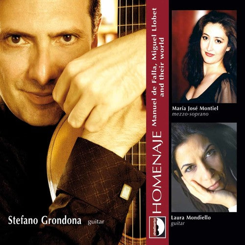 the album cover for Stefano Grondona - Spanish Music for Voice & Guitar