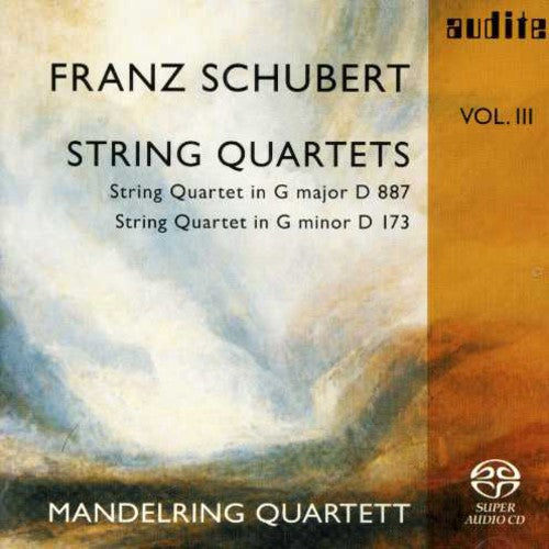the album cover for Schubert / Mandelring String Quartet - String Quartet 3