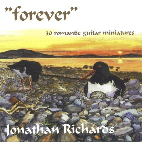 the album cover for Jonathan Richards - Forever: 30 Romantic Guitar Miniatures
