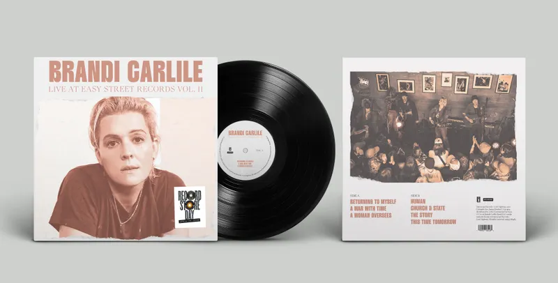 product mockup of Brandi Carlile - Live At Easy Street Records Vol. II