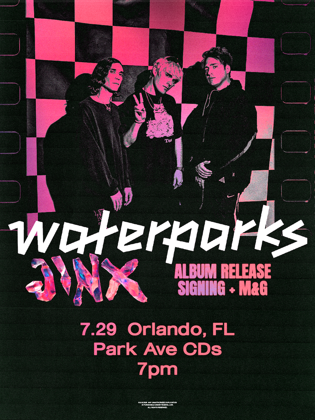 Pre-Order: Waterparks - JINX Album Release Signing + Meet & Greet