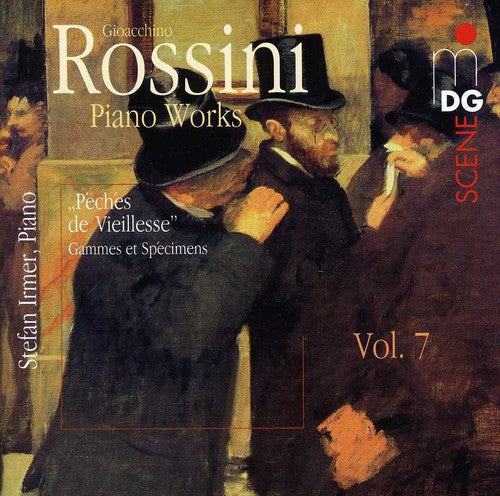 the album cover for G. ROSSINI - Piano Works 7