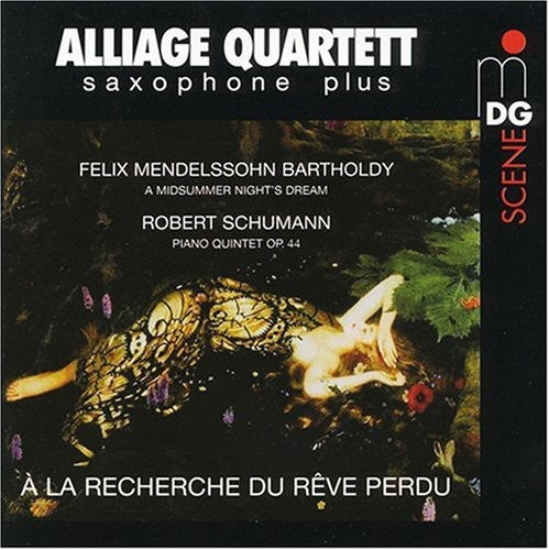 the album cover for Schumann / Mendelssohn / Alliage Quartet / Bae - Piano Quintet