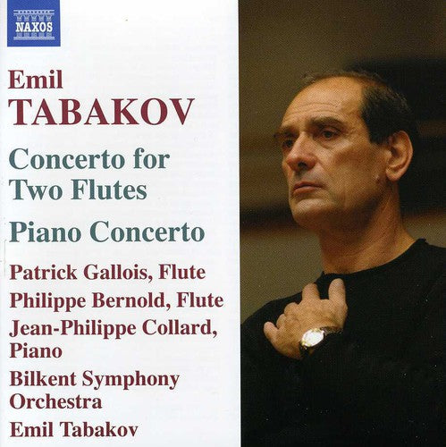the album cover for Tabakov - Concerto for 2 Flutes Piano Concerto