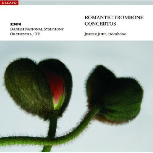 the album cover for Grondahl/Holmboe - Romantic Trombone Concertos