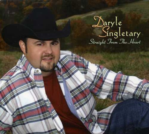 the album cover for Daryle Singletary - Straight from the Heart
